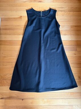 Classic Sleeveless Mini Dress in Deep Navy